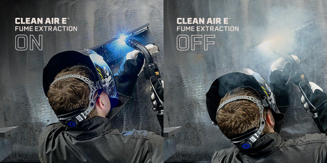 Clean Air E Fume Gun in Action