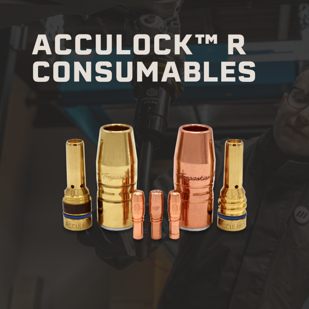 Engineered for industrial-grade performance, AccuLock R delivers long-lasting durability and stable wire feeding in heavy-use MIG welding environments.