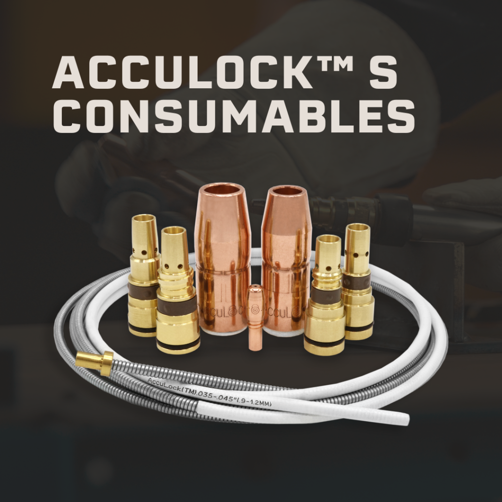 Improve welding performance and reduce wear with AccuLock S consumables engineered for exceptional feedability and long life.