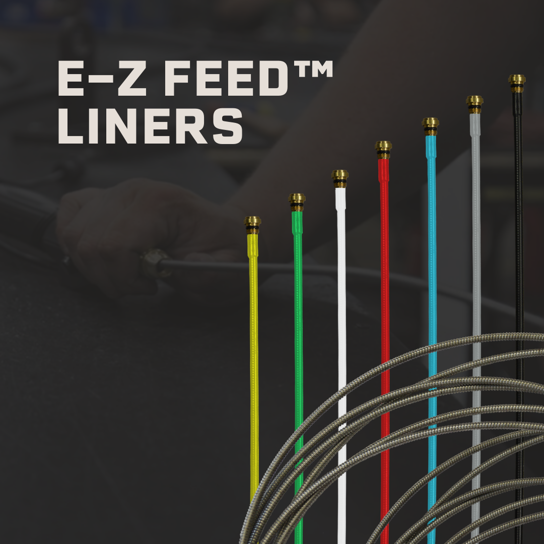 Boost welding consistency and reduce feeding issues with high-performance E-Z Feed Liners.